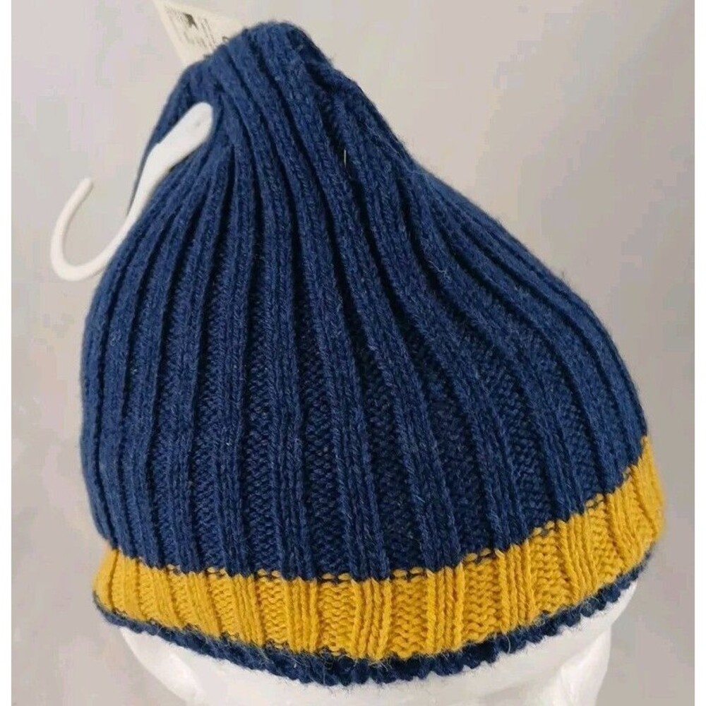 Boys Athletech Navy Blue Winter Beanie Hat w/Fleece Lining-One Size-NEW w/Tags!
